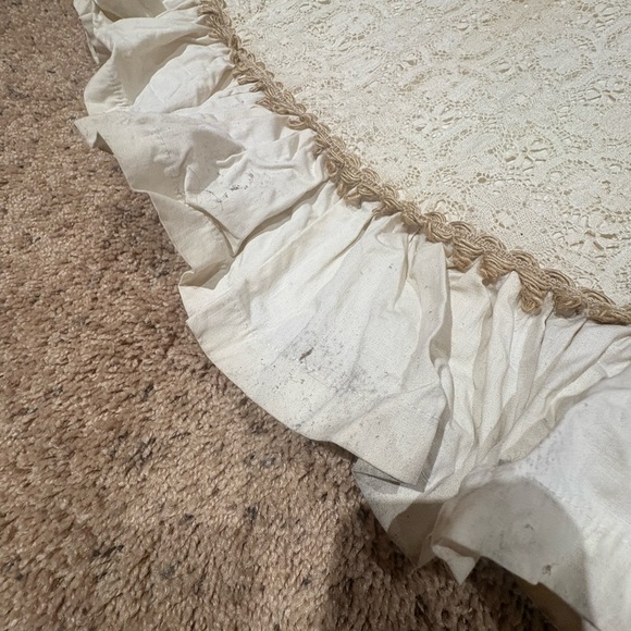 Vintage 70s Gunne Sax Jessica Cream Maxi Dress Size 7 Renaissance For Repair - Picture 12 of 15